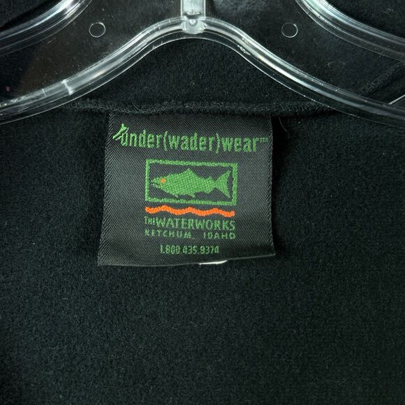 Waterworks Under Wader Wear 1/4 Zip Top Men's Large Fishing Hunting USA Made - Picture 8 of 10